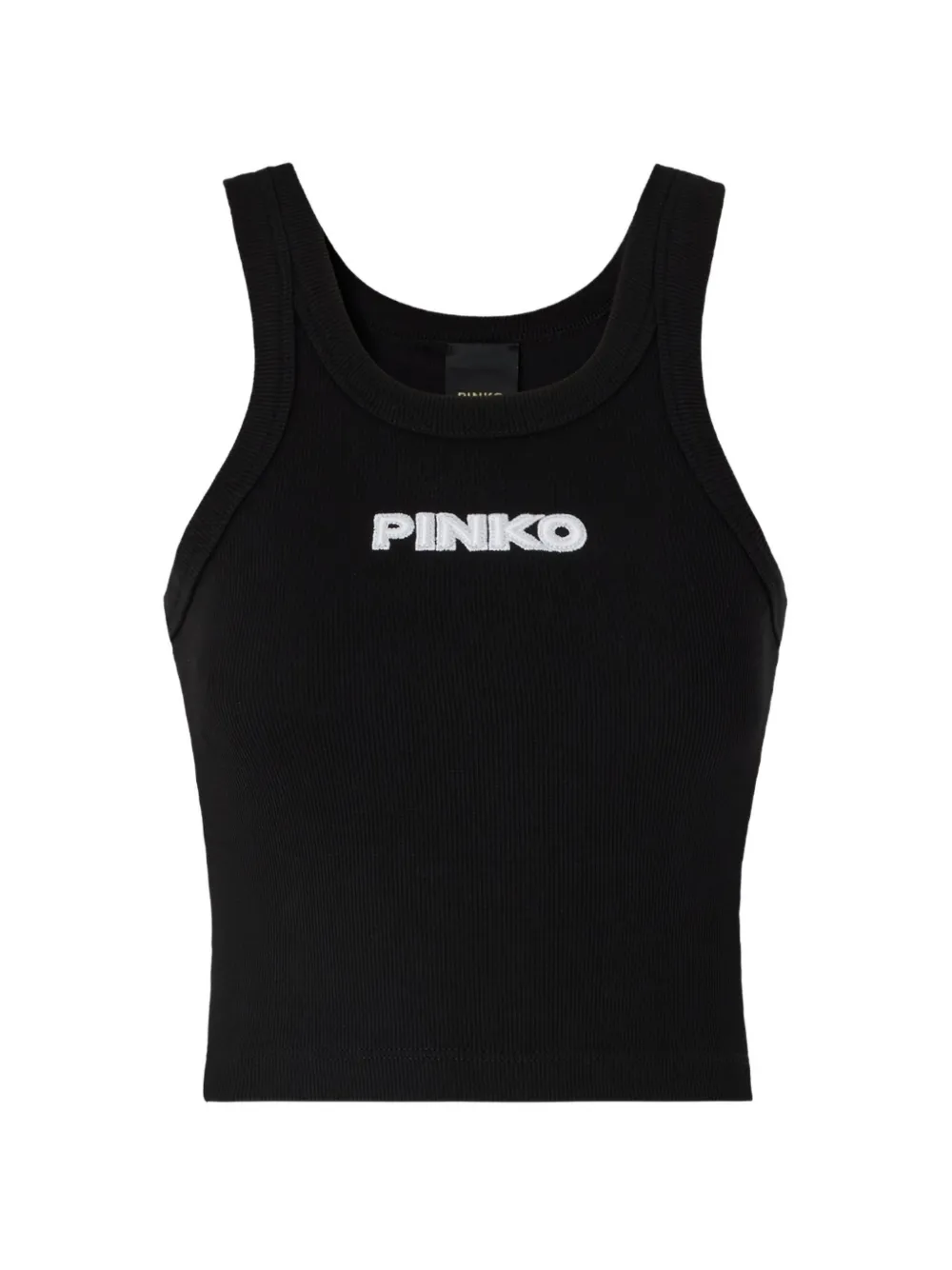 PINKO Bloody Mary logo tank top - Nero