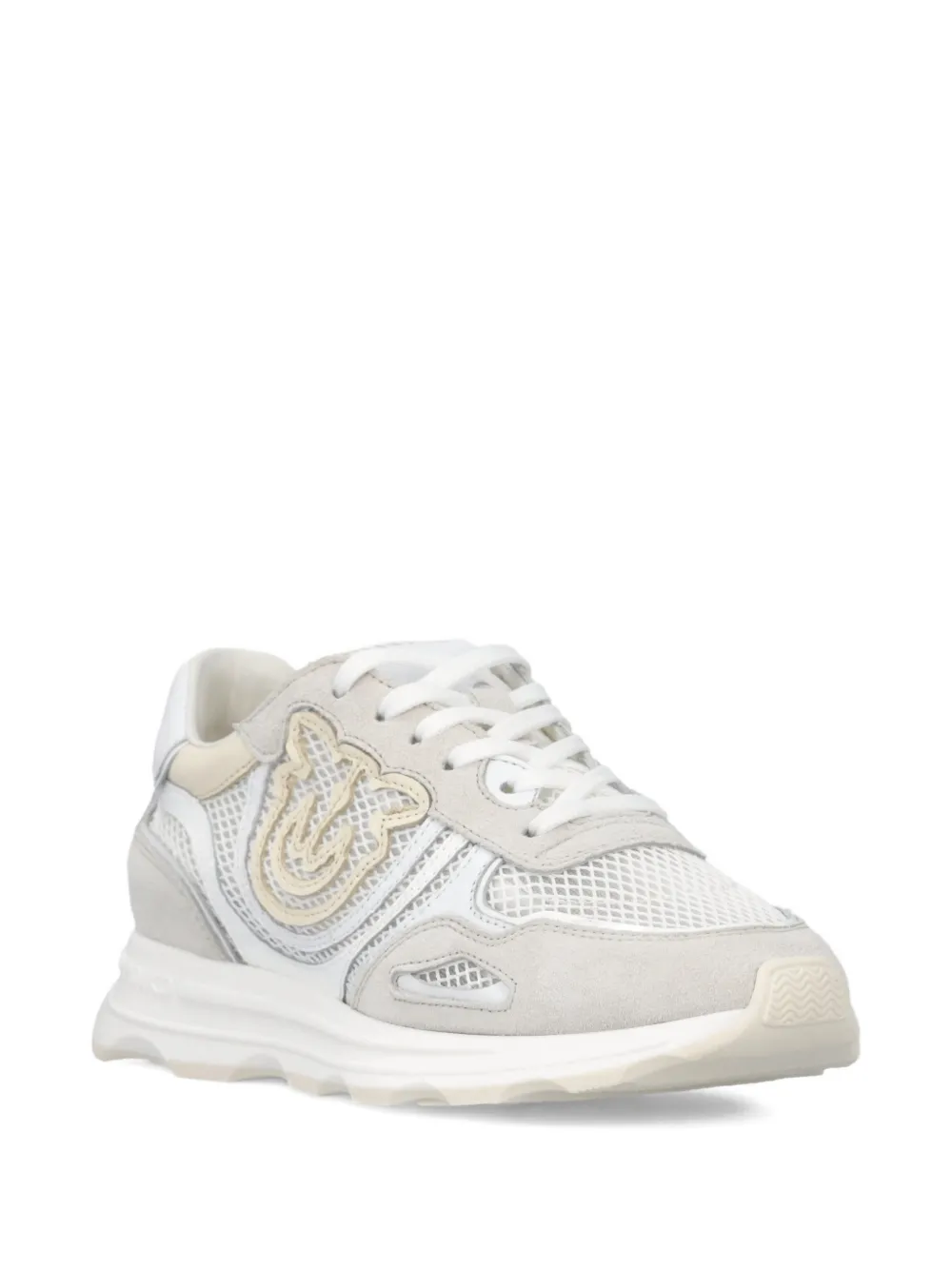 PINKO Sneakers met logo-applicatie - Beige