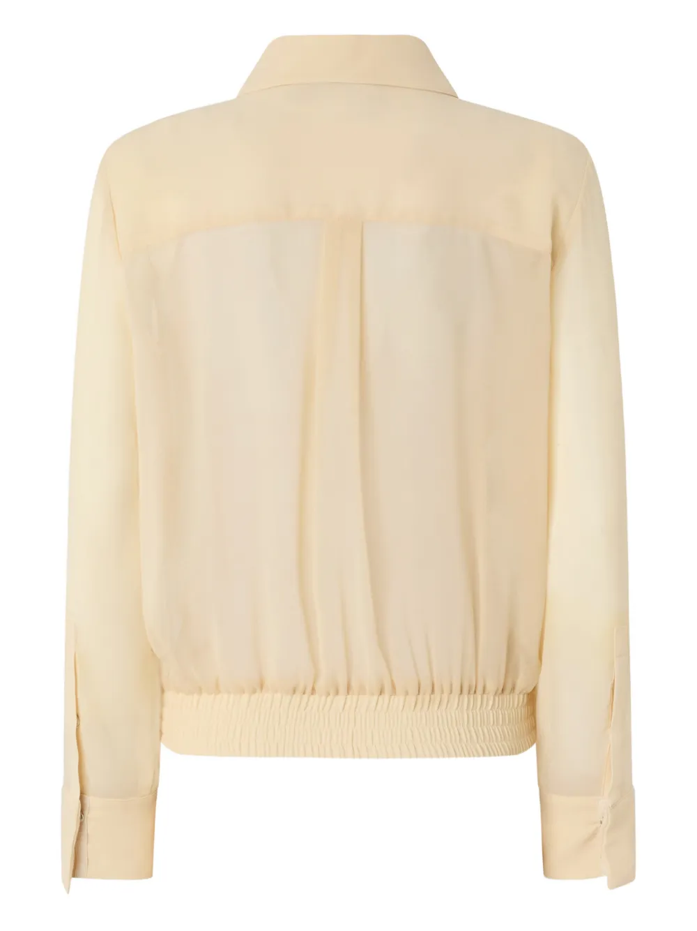  Pinko Embellished-collar Long-sleeve Shirt - Neutrals 