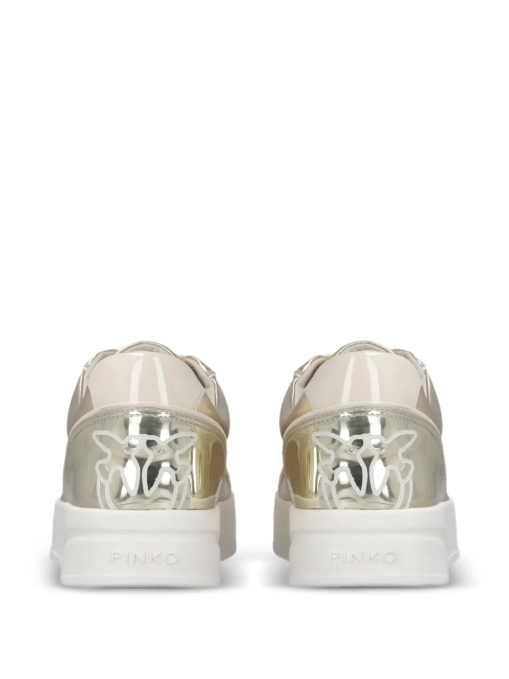 PINKO Sneakers met logo Goud