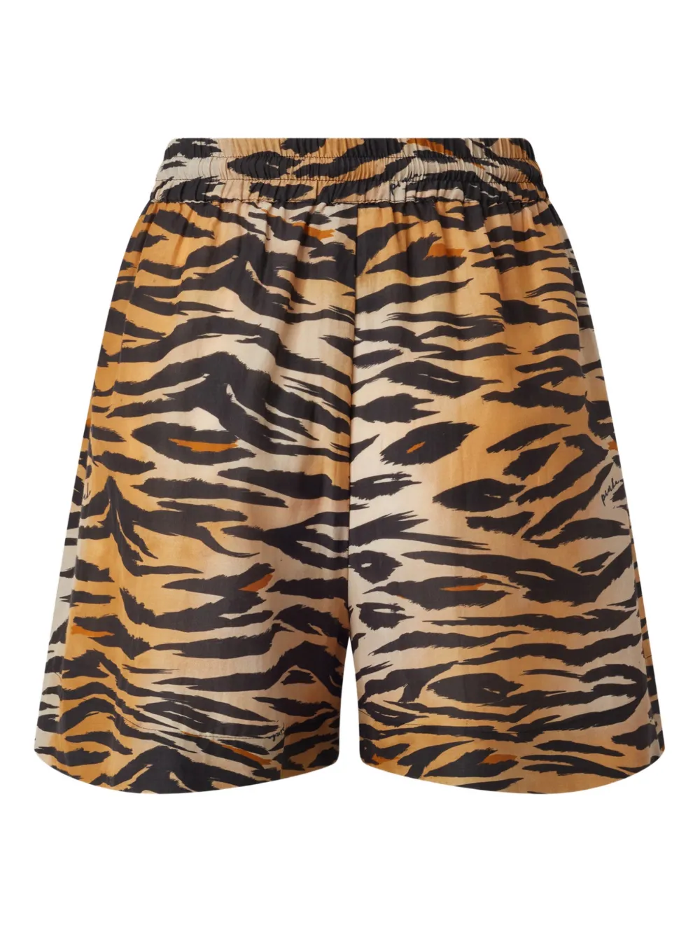 PINKO Shorts met tijgerprint Beige