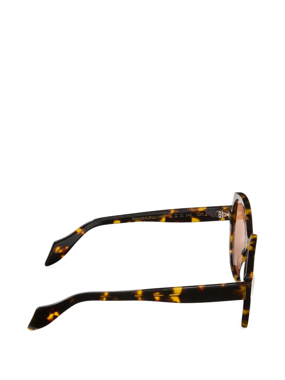 PINKO Zonnebril met oversized montuur Bruin