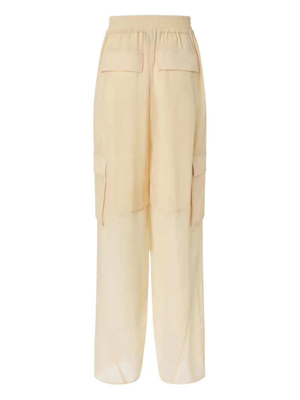 Pinko Elastic-waist Cargo-pocket Trousers - Neutrals 