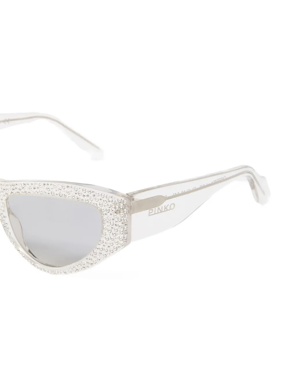 PINKO Zonnebril verfraaid met cat-eye Grijs