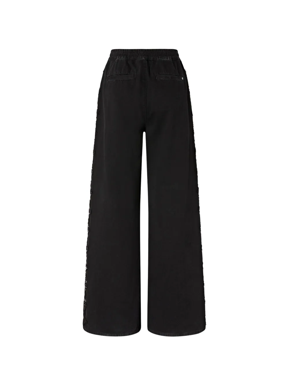 PINKO Denim jeans met kanten band Zwart