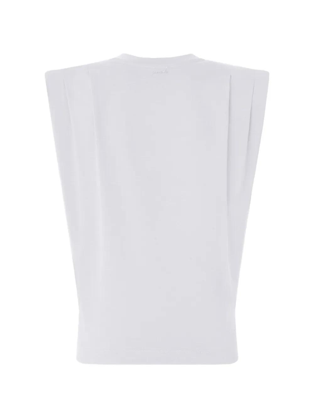 PINKO T-shirt met geplooid detail Wit