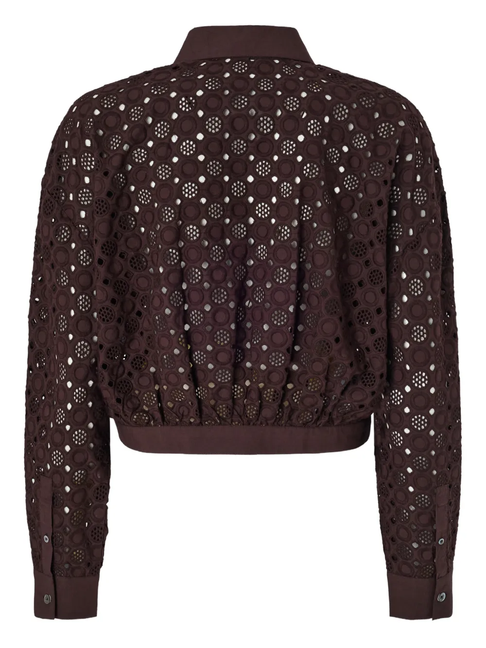 PINKO Blouse met borduurwerk Bruin