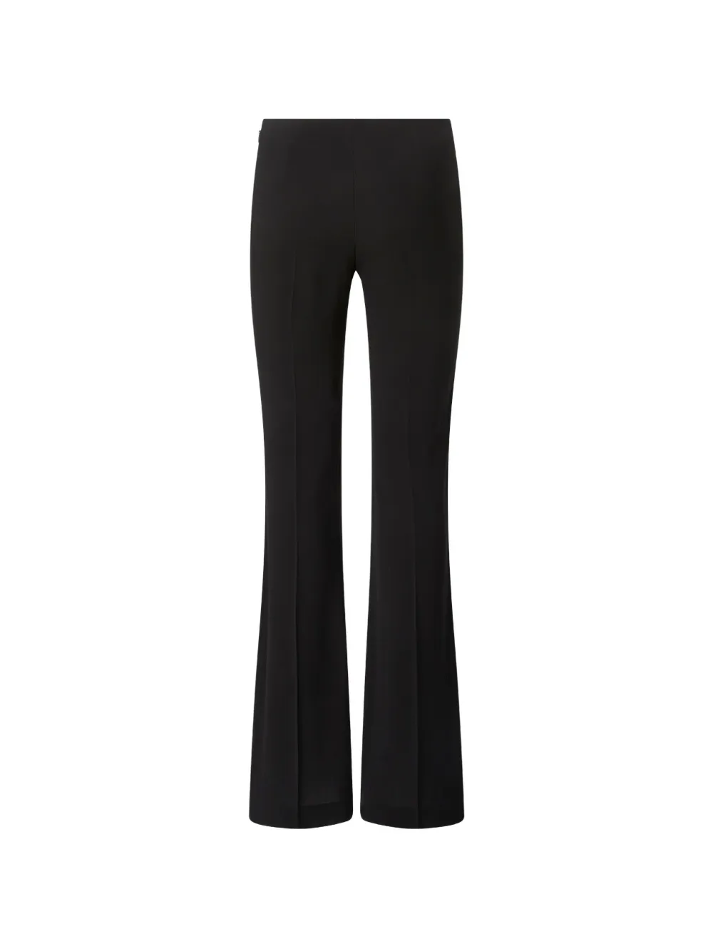 PINKO Flared broek met geplooid detail Zwart