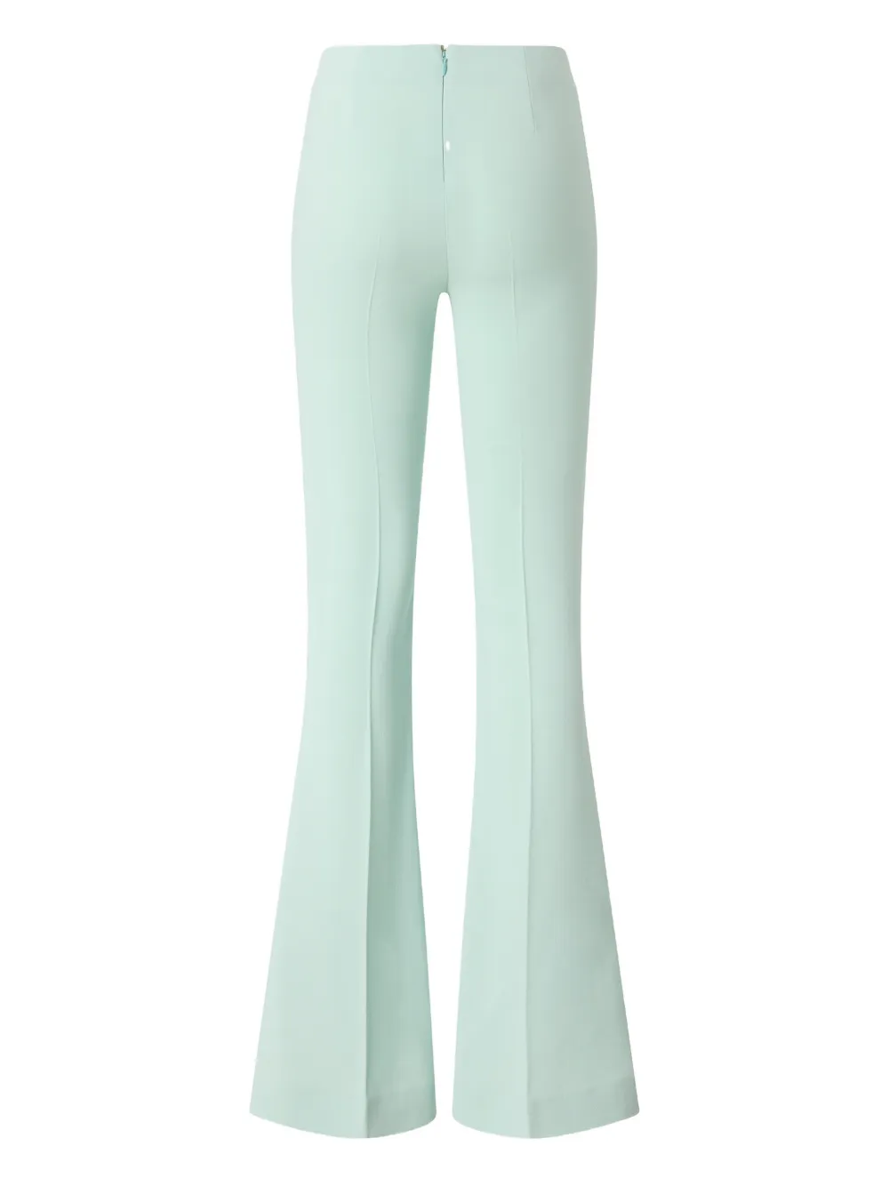 PINKO Flared broek met geplooid detail Groen