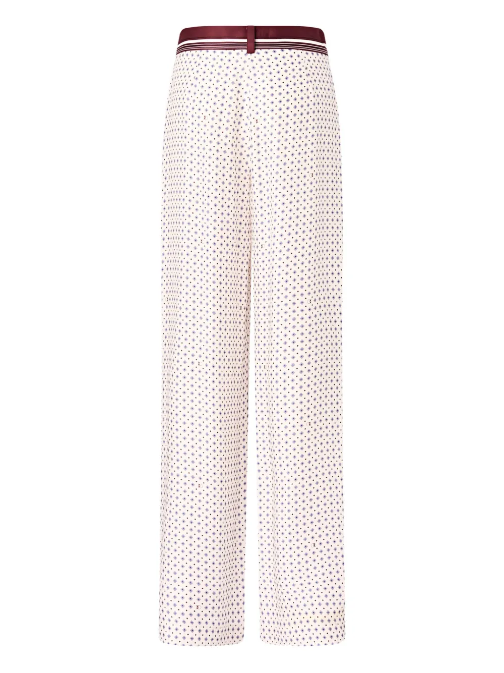  Pinko Printed Belted Trousers - Neutrals 
