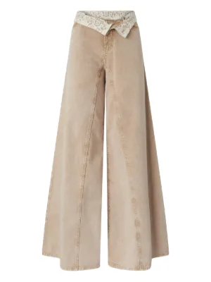 PINKO logo-embroidered Jeans | Neutrals | FARFETCH