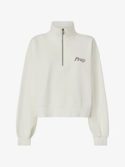 PINKO Sweatshirt mit kurzem Reißverschluss
