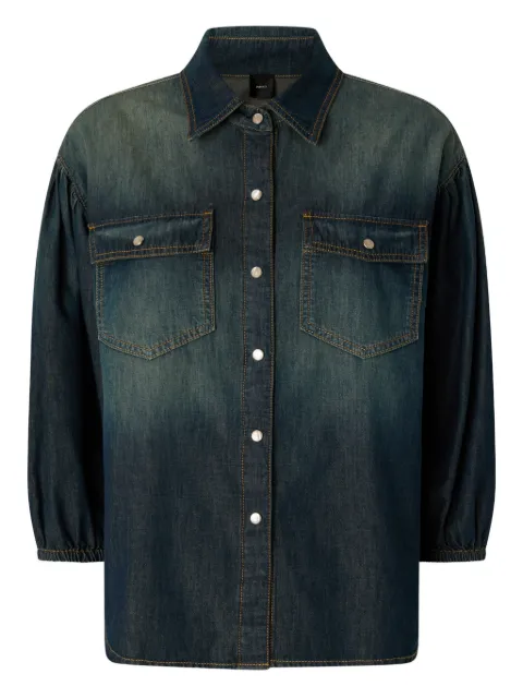 PINKO camisa de mezclilla Danae