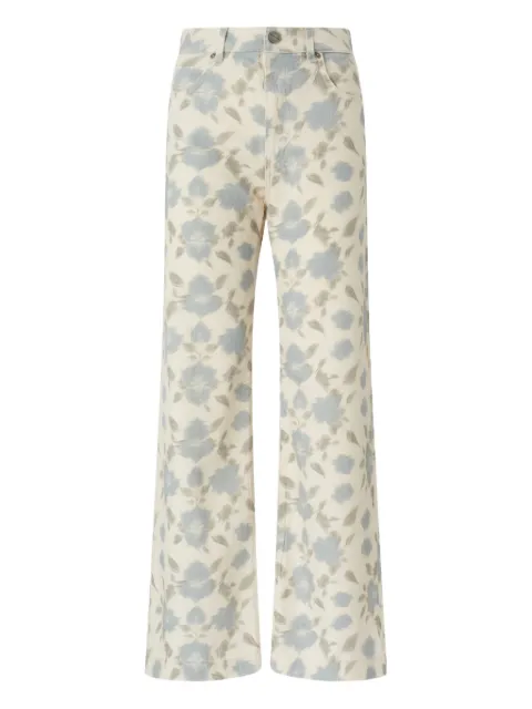 PINKO jeans con estampado floral