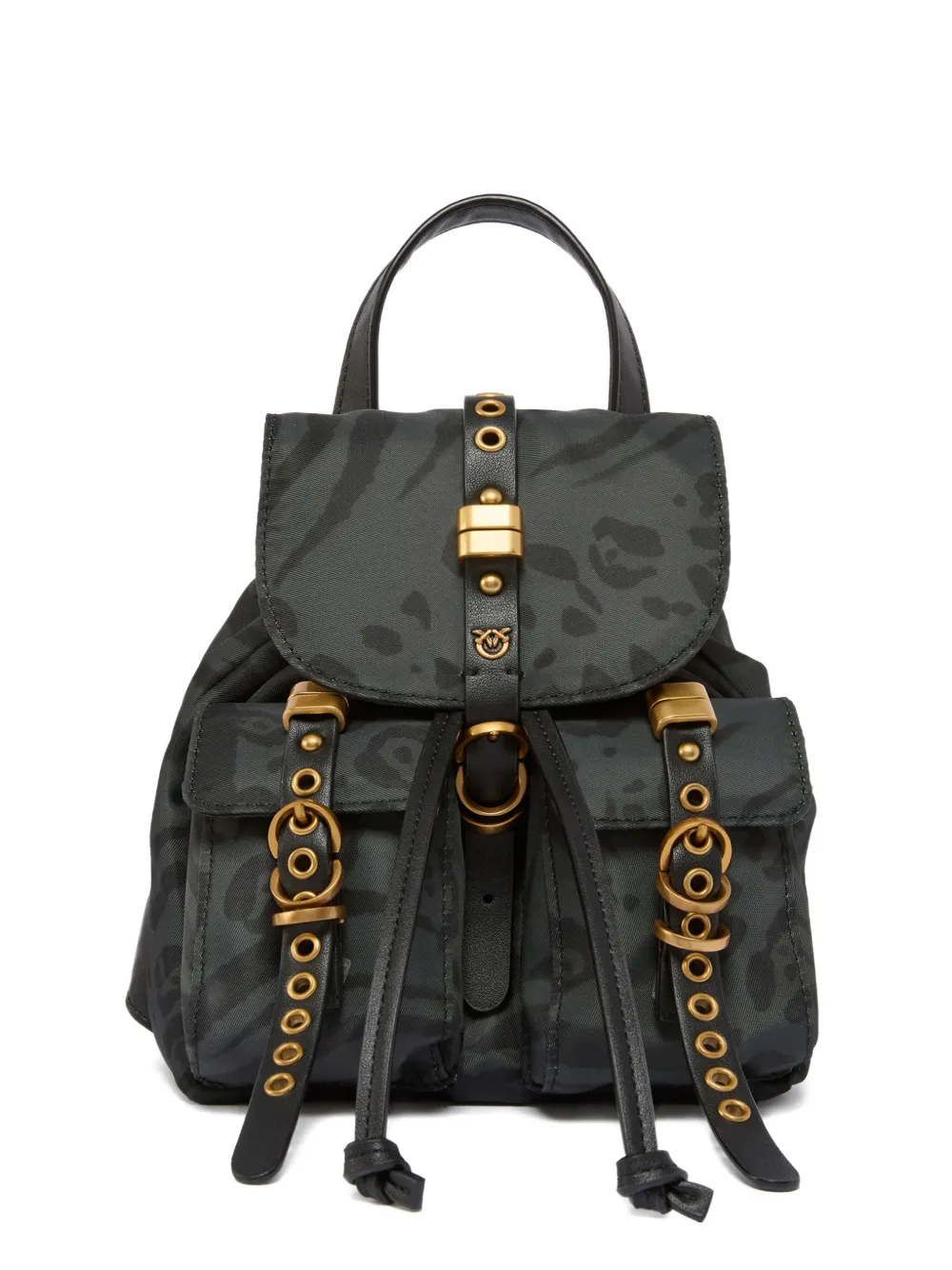 PINKO Zaino con stampa animalier - Verde