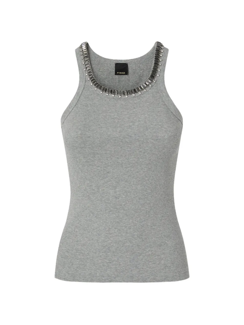 PINKO bead-embellished tank top - Grigio