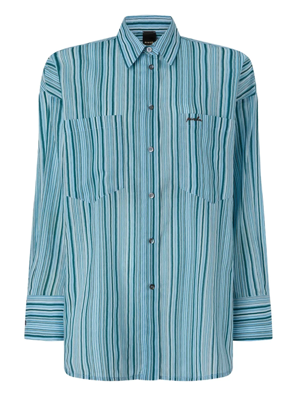 PINKO Camicia a righe - Blu