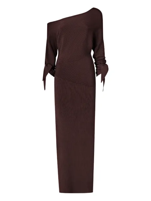 PINKO ribbed one-shoulder dress