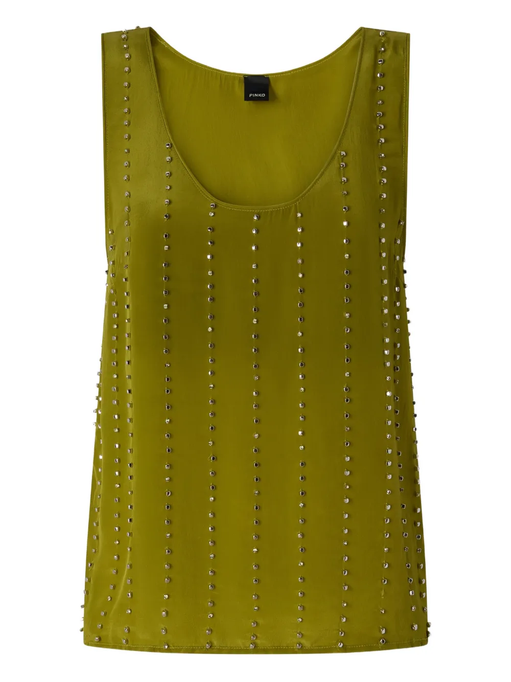PINKO Top con decorazione - Verde
