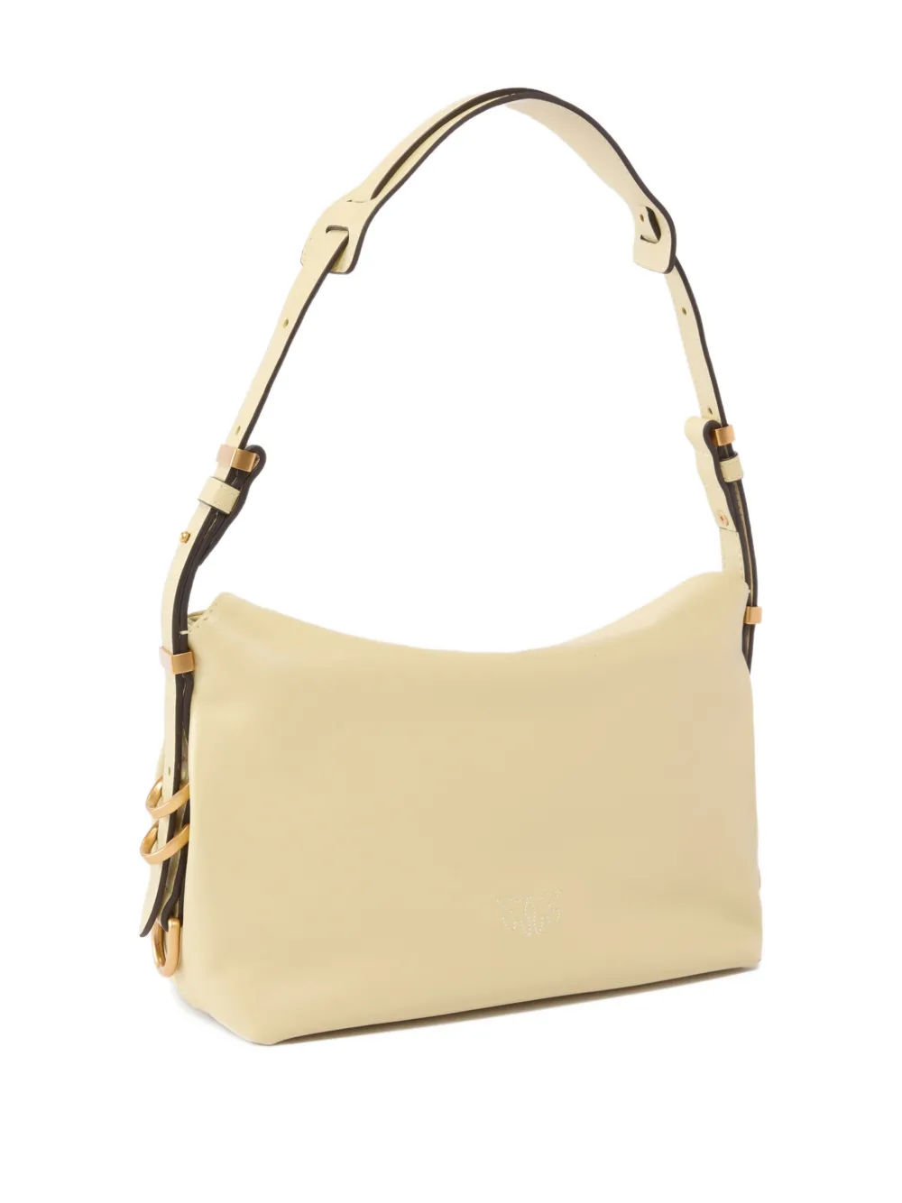 PINKO small Saddle leather shoulder bag - Beige