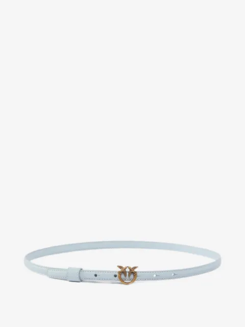 PINKO thin belt with Love Birds buckle