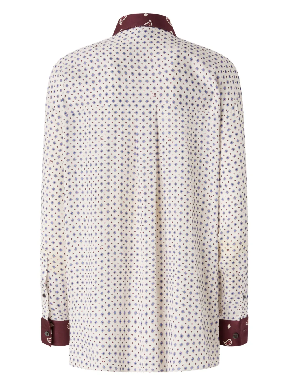 PINKO Blouse met gestrikt patroon en print Beige