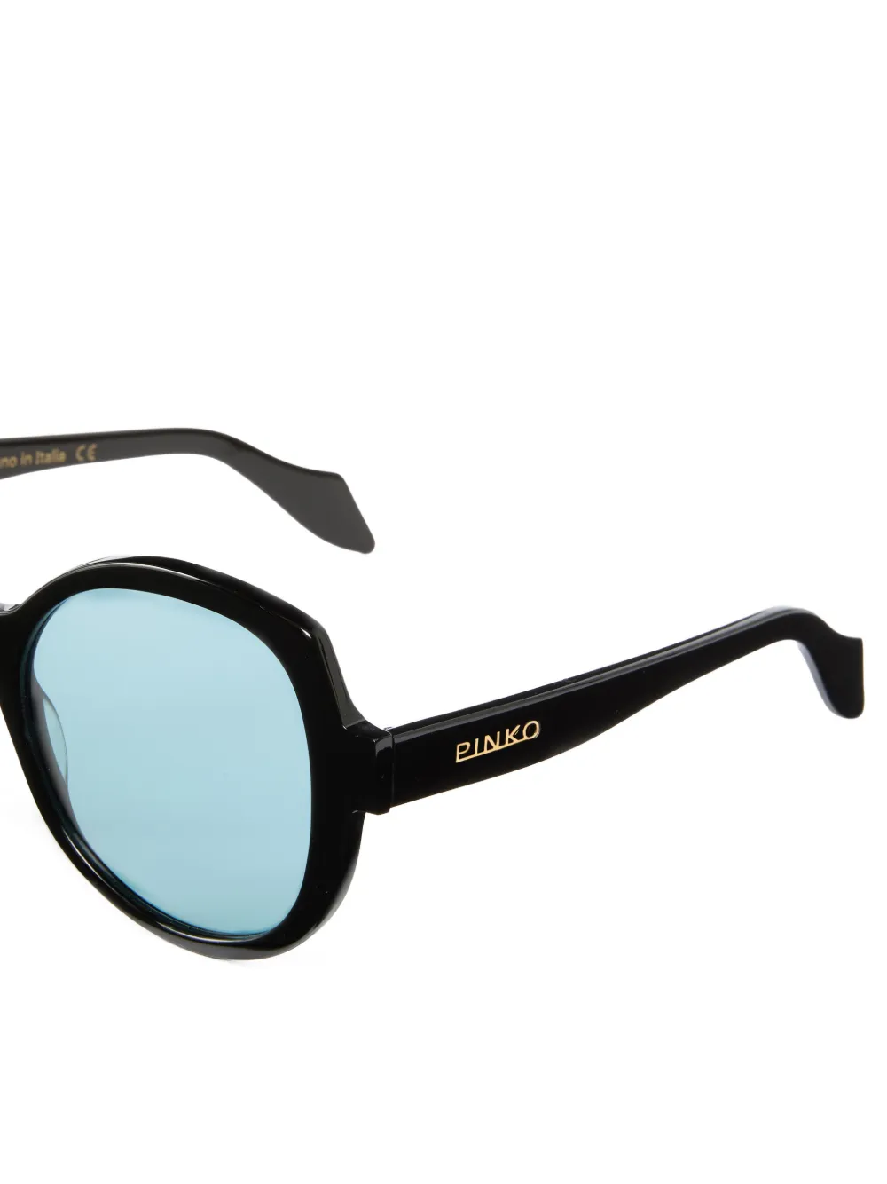 PINKO Femminile zonnebril met rond montuur Zwart