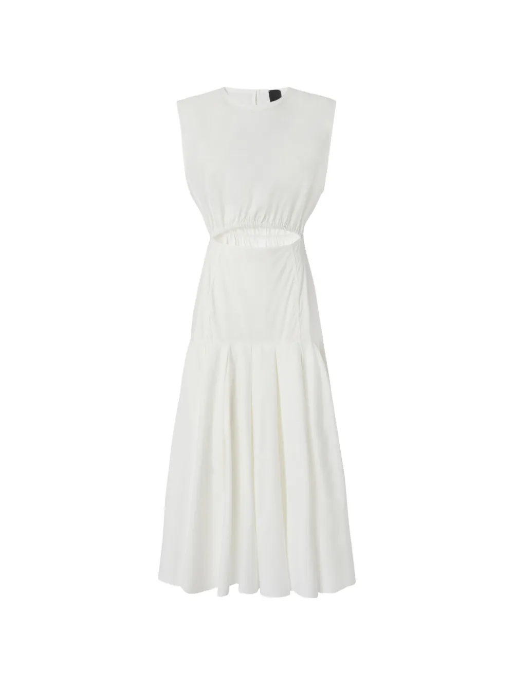 PINKO cut-out sleeveless dress - Weiß