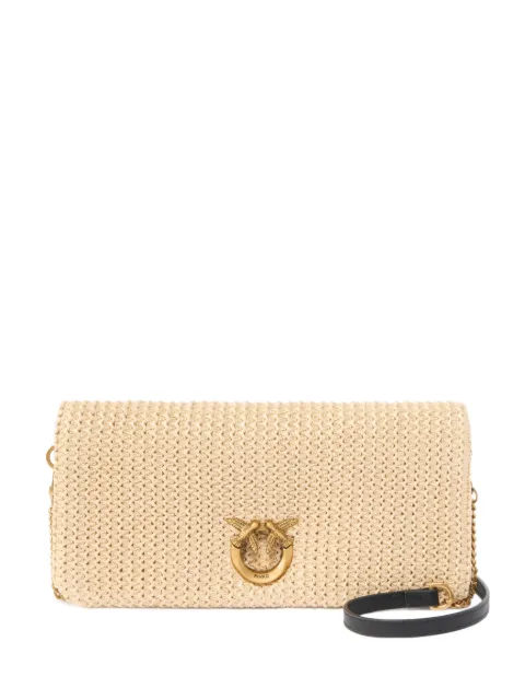 PINKO bolsa crossbody con aplique entretejido