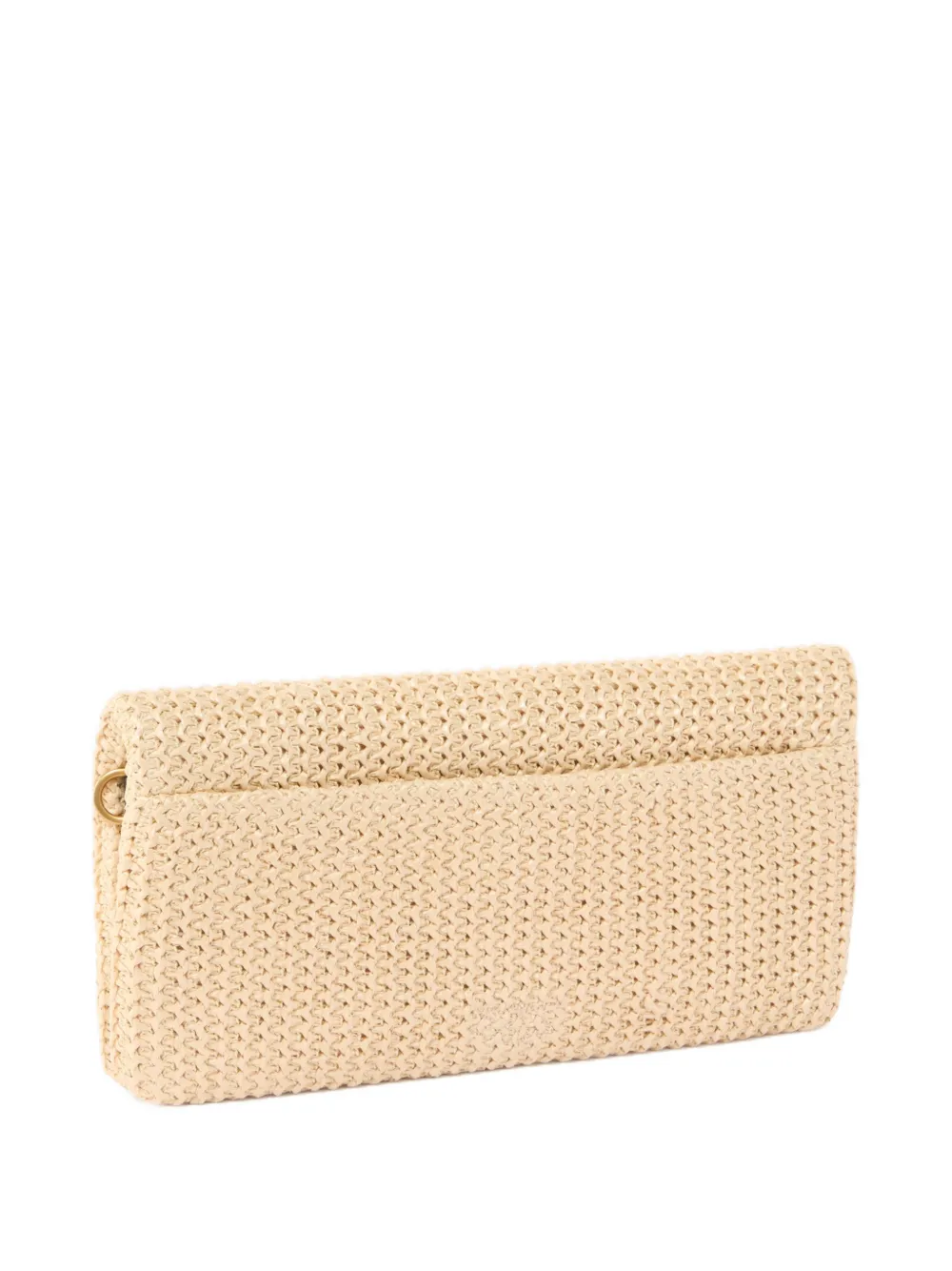 PINKO Geweven crossbodytas met applicatie Beige