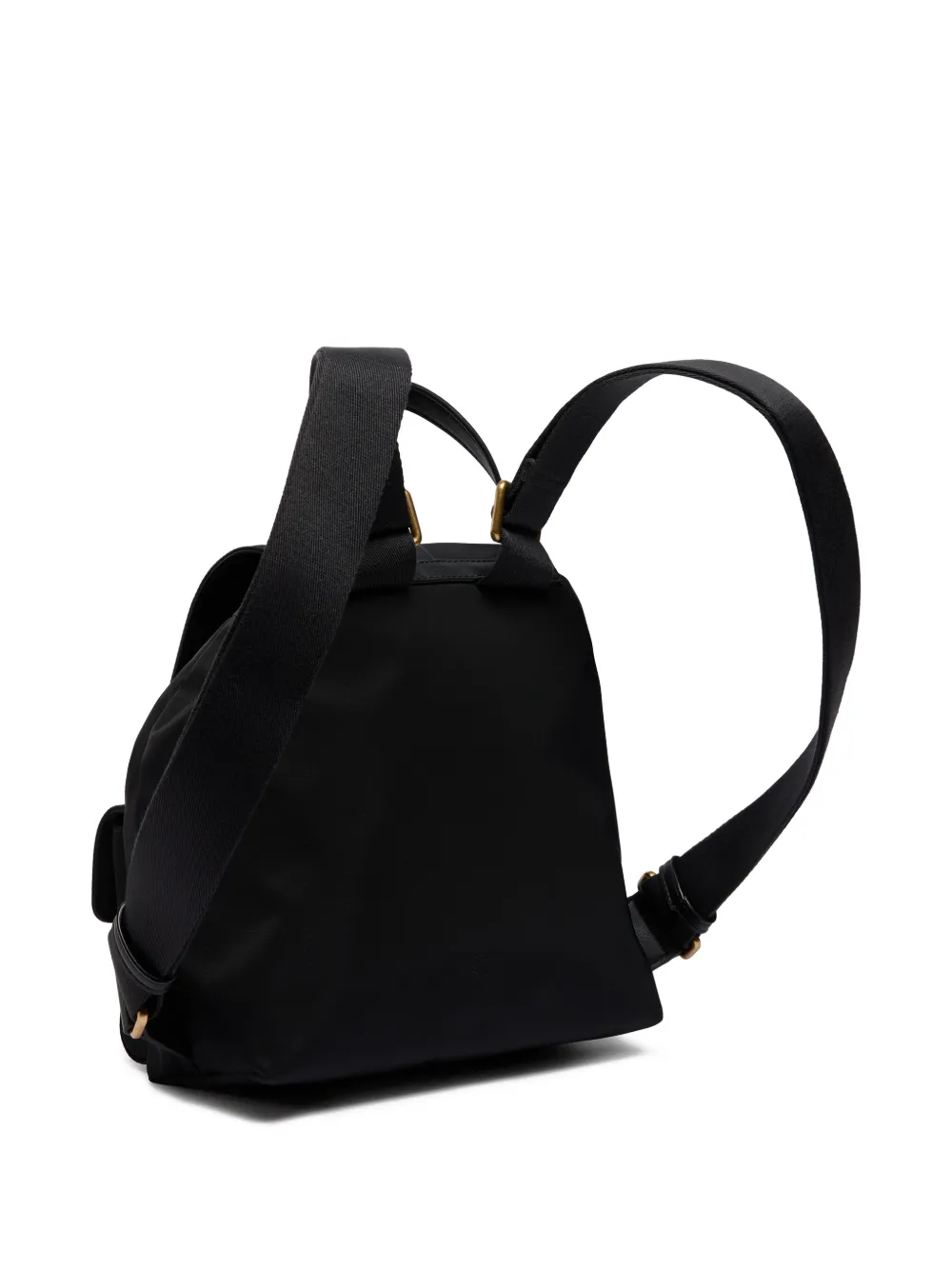  Pinko Flap-pockets Backpack - Black 