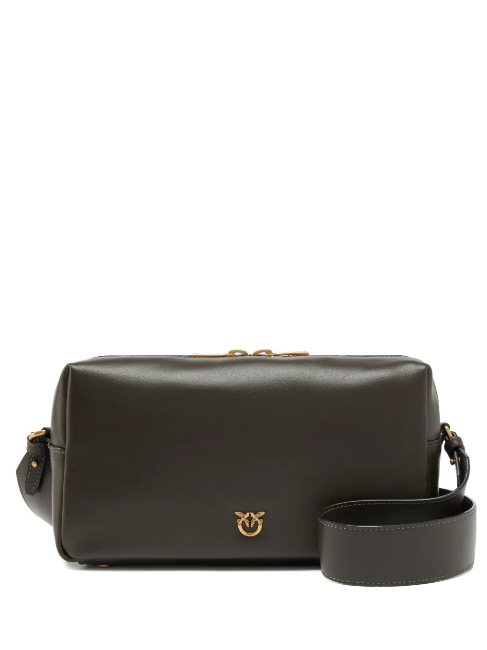 PINKO logo-plaque shoulder bag - Verde