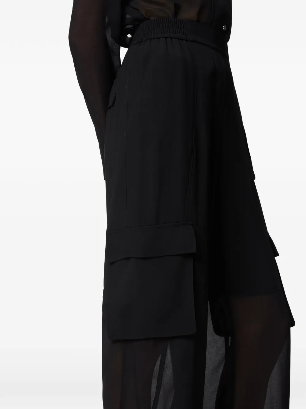 PINKO Casteggio cargo broek Zwart