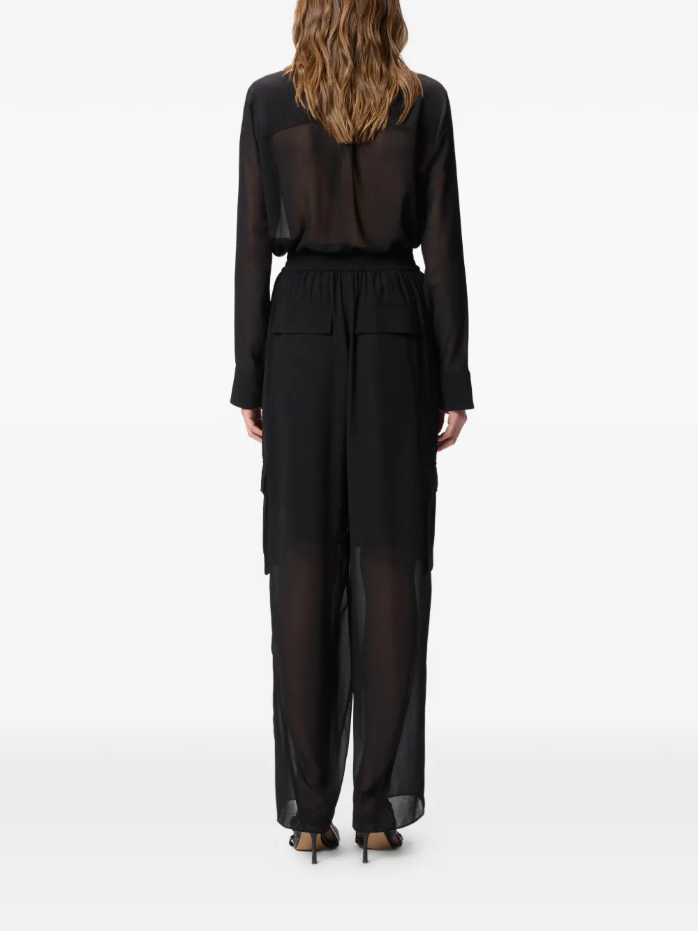 PINKO Casteggio cargo broek Zwart