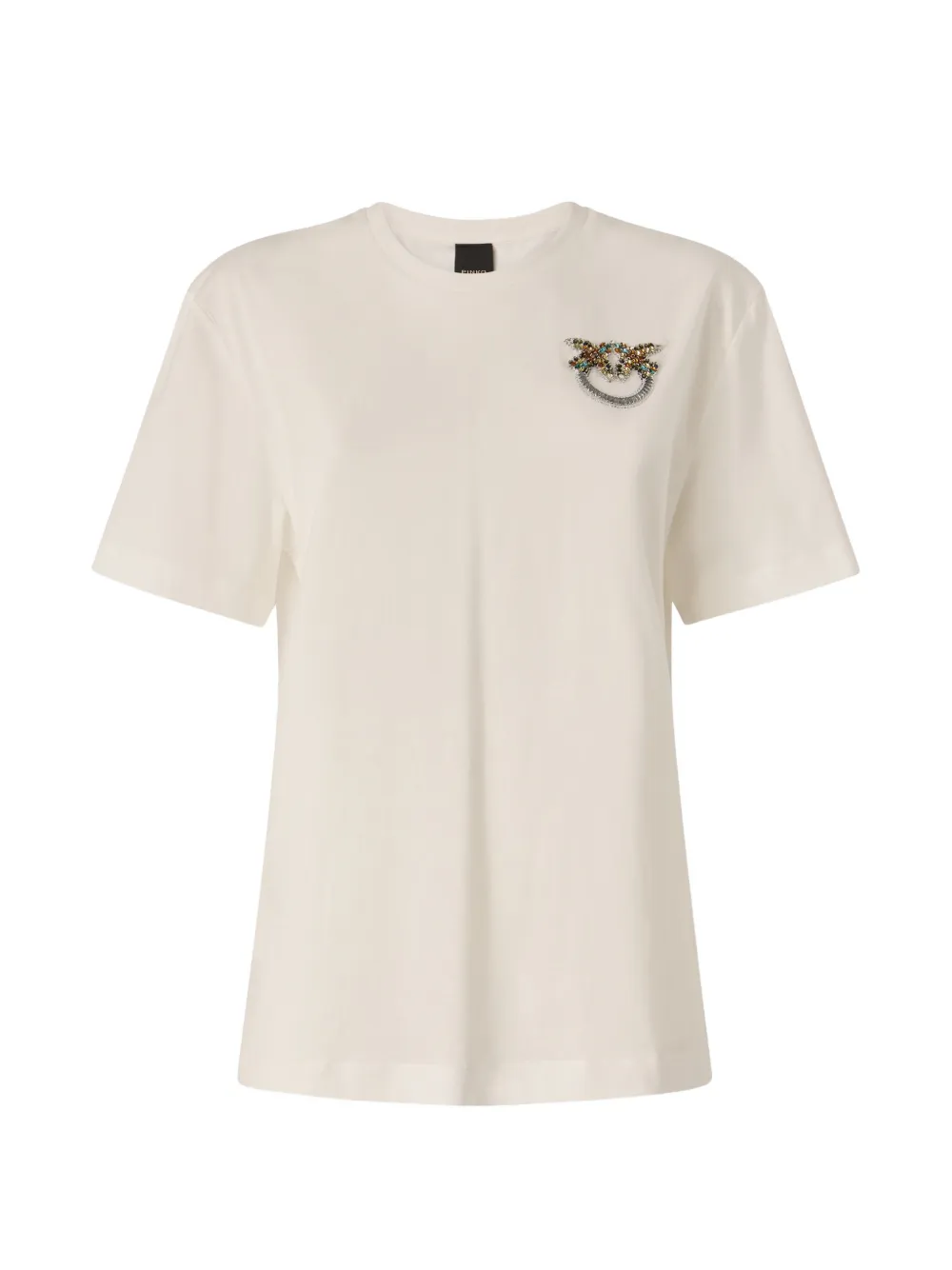 PINKO crewneck T-shirt - Toni neutri