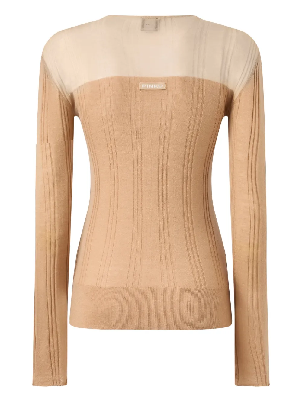  Pinko Ribbed Top - Neutrals 
