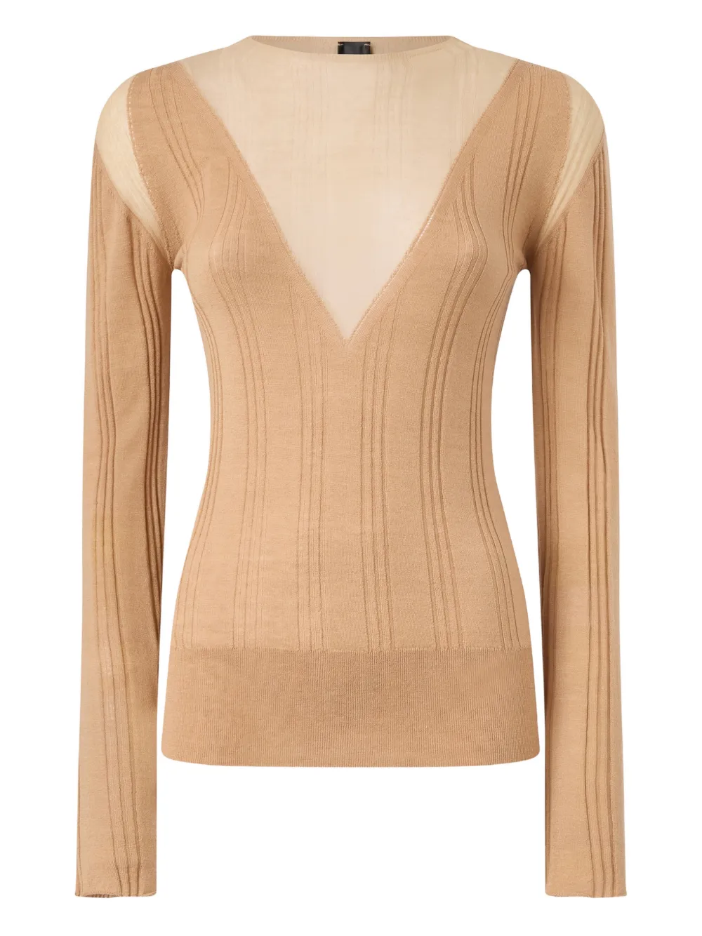 PINKO ribbed top - Toni neutri