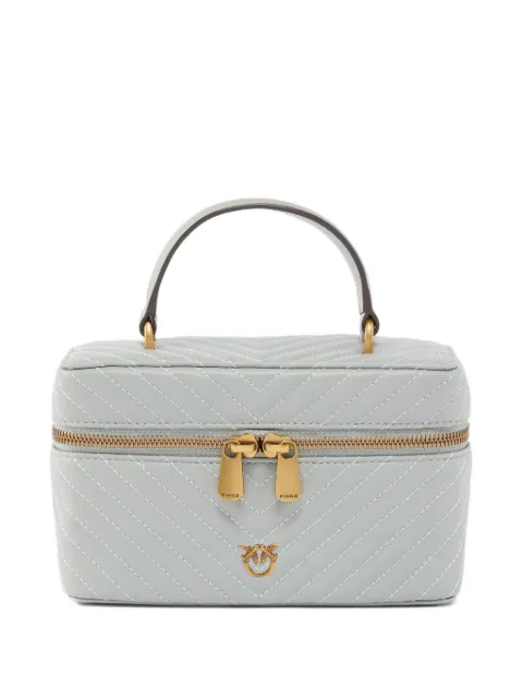 PINKO chevron quilted leather mini bag