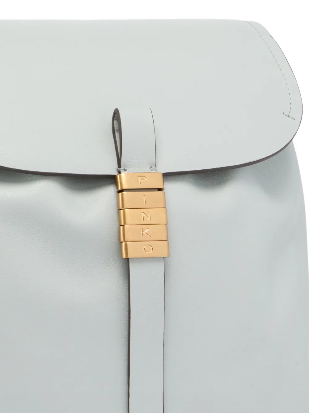  Pinko Antique-gold Logo Backpack - Grey 