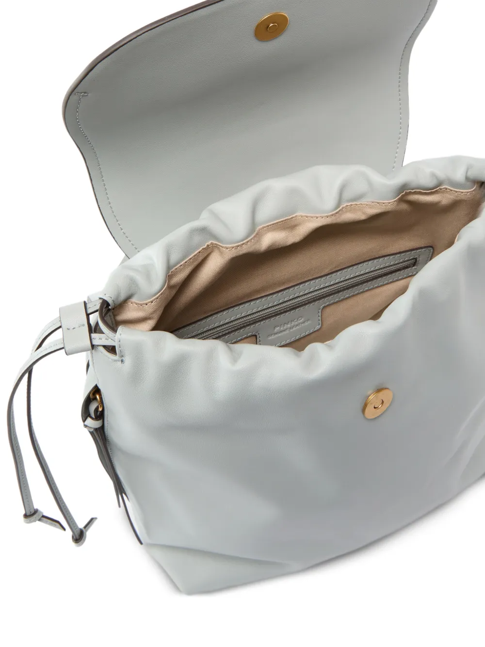 PINKO Saddle medium rugzak Grijs