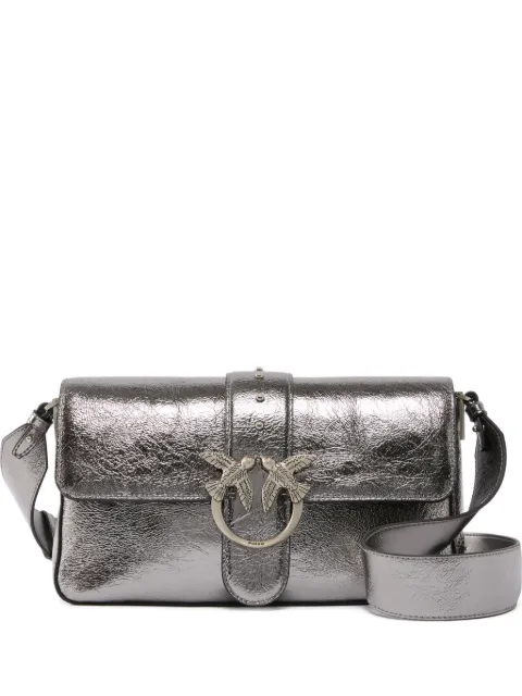 PINKO bolsa crossbody con anillo de pájaro