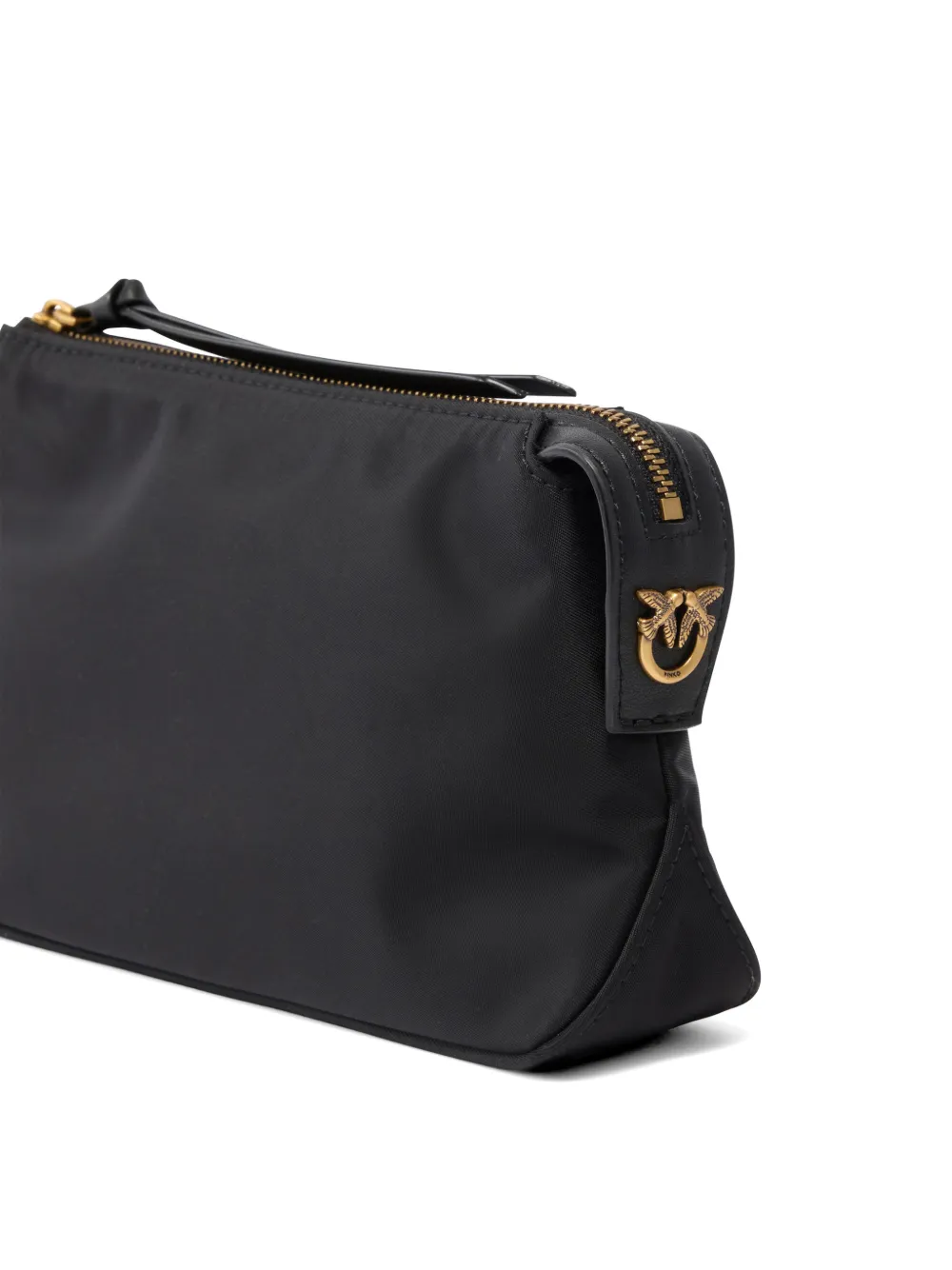 PINKO Make-up tas met logodetail Zwart