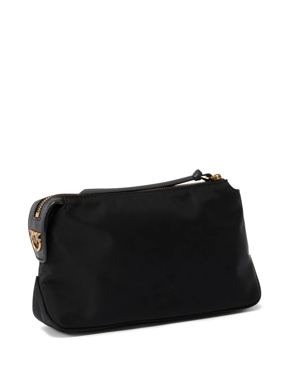 PINKO Make-up tas met logodetail Zwart