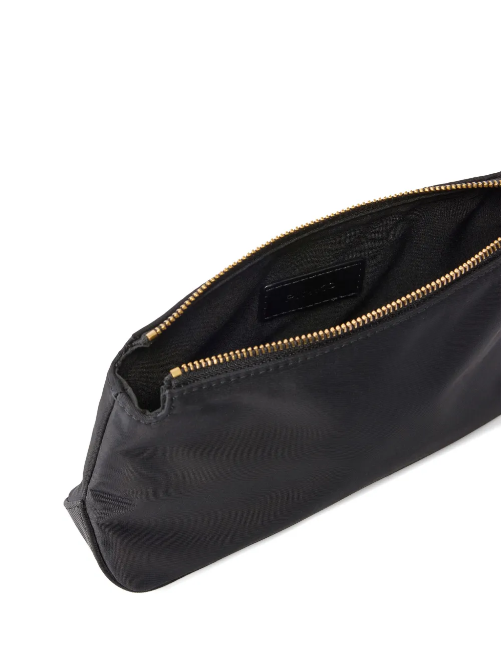 PINKO Make-up tas met logodetail Zwart