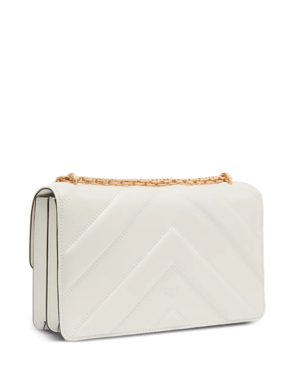 Medium Love Bag One Chevron Chain Leather Shoulder Bag