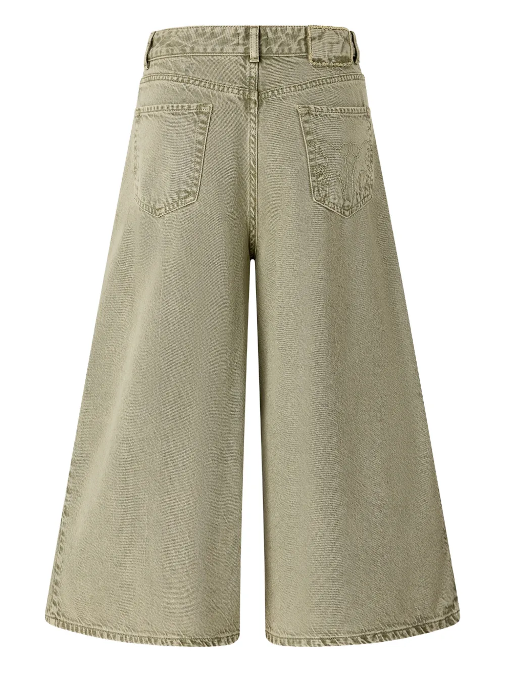 PINKO Jeans met wijde pijpen Groen