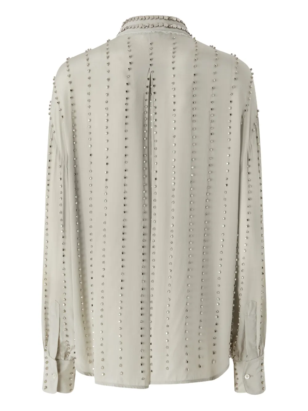 PINKO Caitlin verfraaide blouse Grijs