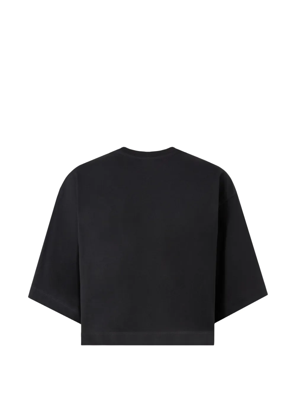 PINKO Love Birds T-shirt met bloemapplicatie Zwart