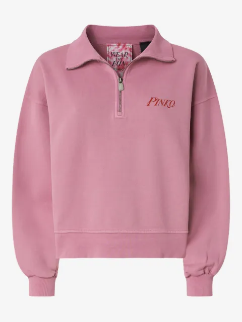 PINKO Sweatshirt mit Herz- und Pinkotini-Print