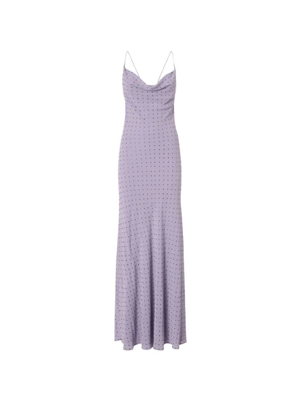 pinko slip dress Pinko - Long slip dress with rhinestones